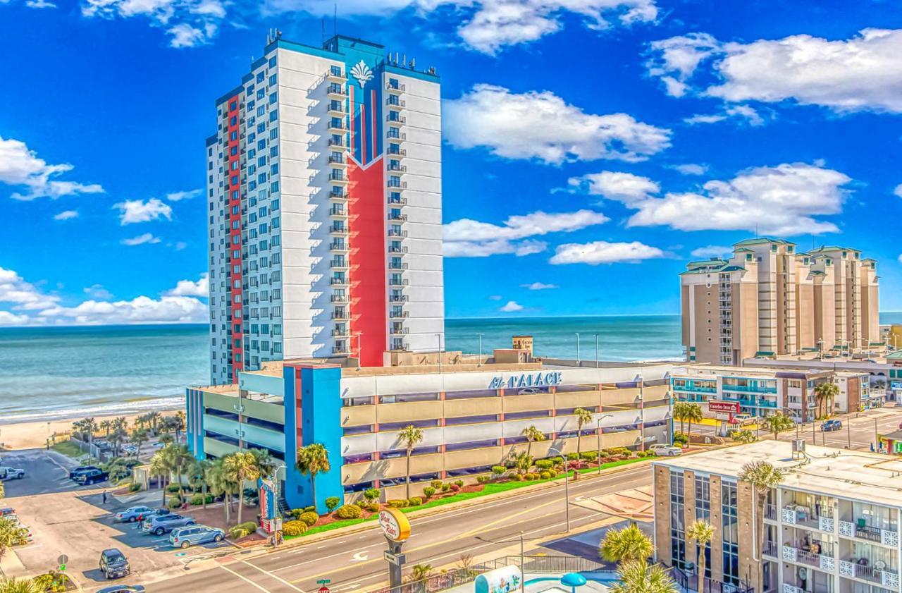 Angled Oceanfront Studio With Incredible Views! Palace Resort 1003 - Sleeps 4 Guests Myrtle Beach Exterior foto